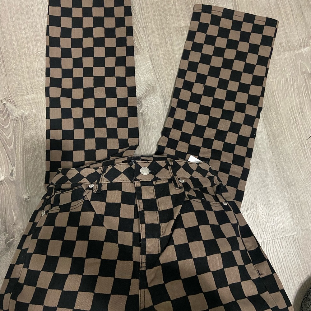 Checkered jeans - Picture 3 of 5
